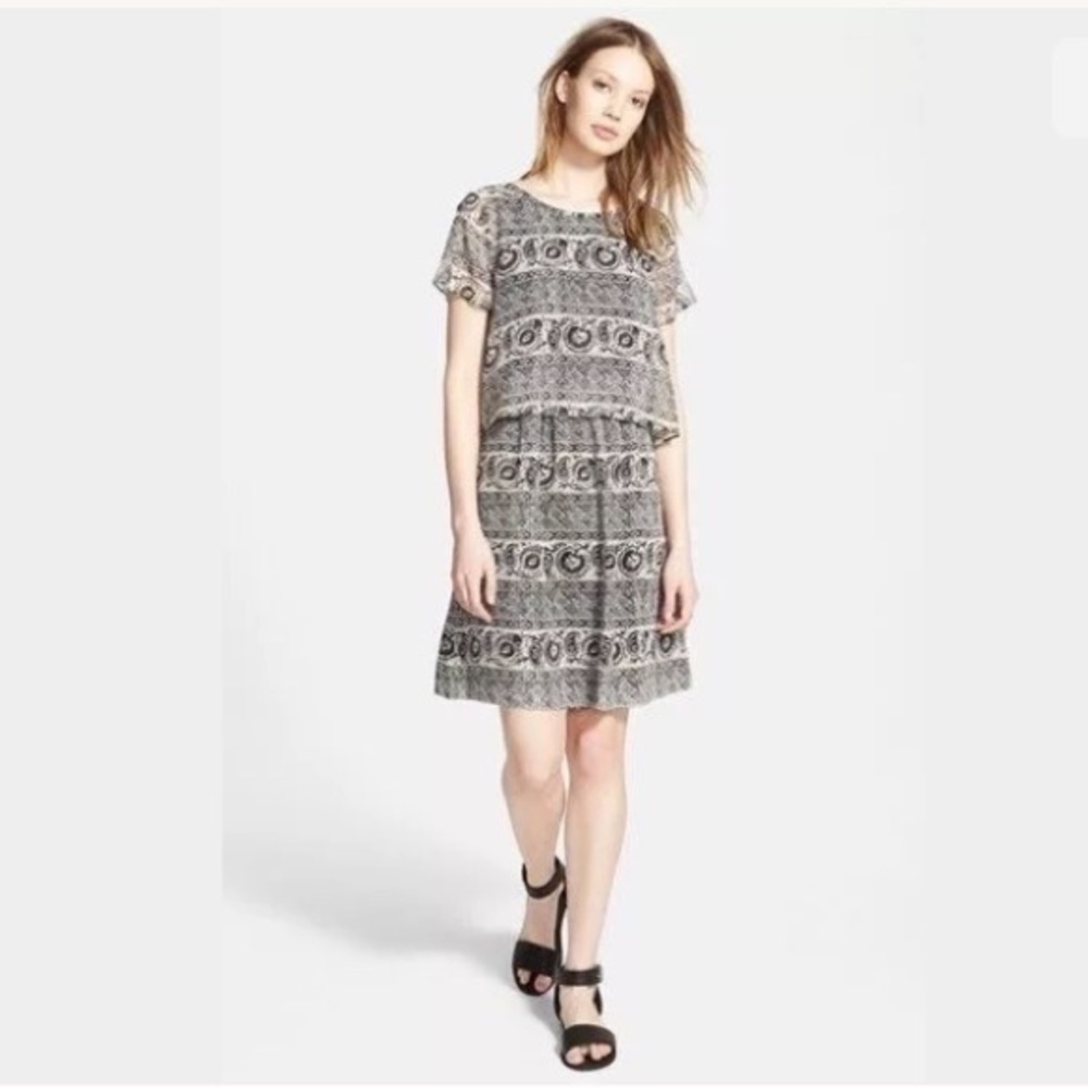 MADEWELL, silk open back dress, 0